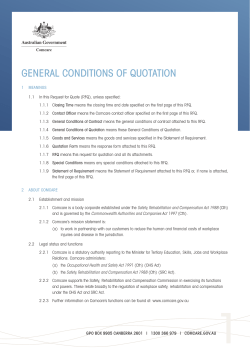 General Conditions of Quotation