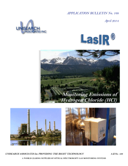 Monitoring Emissions of Hydrogen Chloride (HCl)