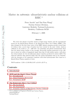 Matter in extremis: ultrarelativistic nuclear collisions at RHIC