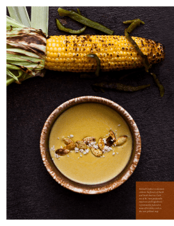 Michael Cord&uacute; `s restaurants celebrate the flavors of North and