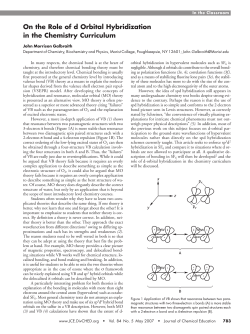 On the Role of d Orbital Hybridization in the Chemistry Curriculum