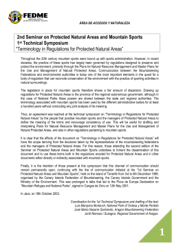 Terminology in the Regulations governing Protected