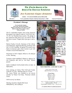 January 2012 - American Legion Post 385