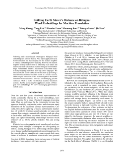 Building Earth Mover`s Distance on Bilingual Word Embeddings for