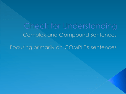 CHECK for UNDERSTANDING PP