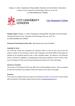 City Research Online