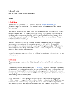 Subject Line Body - Crisis Text Line