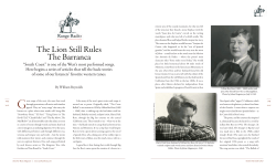 The Lion Still Rules The Barranca