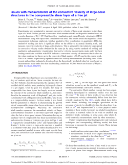 Issues with measurements of the convective velocity of large