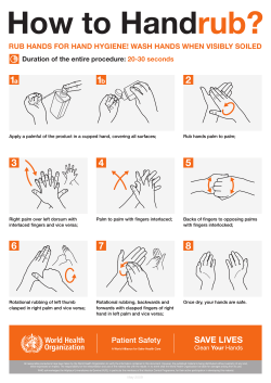 How to Handrub - World Health Organization
