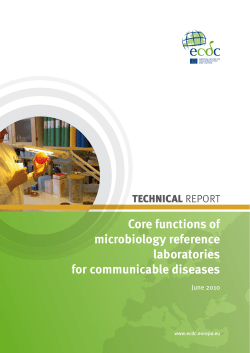 Core functions of microbiology reference laboratories