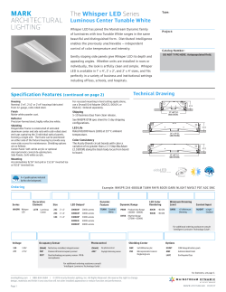 The Whisper LED Series