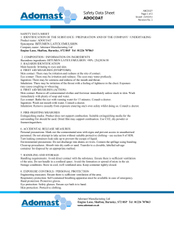 ADOCOAT MSDS - Precon Products