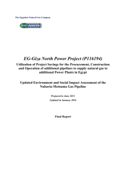 EG-Giza North Power Project (P116194)