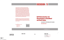 Self-Determination and Secessionism in Somaliland and South Sudan
