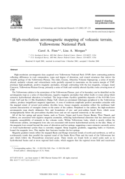 High-resolution aeromagnetic mapping of volcanic terrain