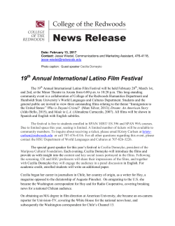 19 Annual International Latino Film Festival
