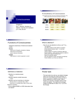 Consciousness