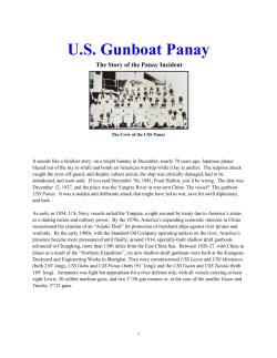 US Gunboat Panay - Veterans Resources