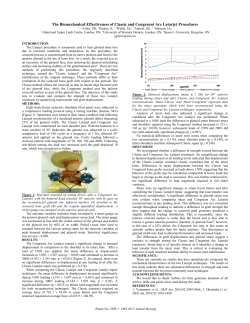 The Biomechanical Effectiveness of Classic and Congruent Arc