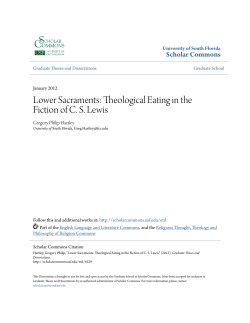Lower Sacraments: Theological Eating in the