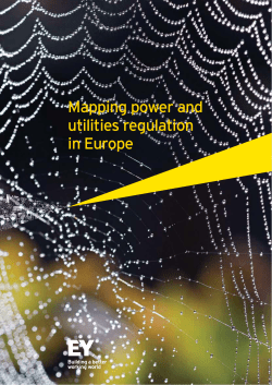 Mapping power and utilities regulation in Europe
