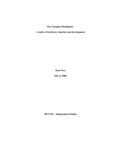 The Trumpet Mouthpiece