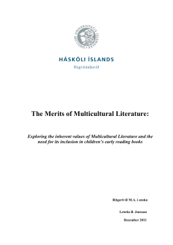 The Merits of Multicultural Literature