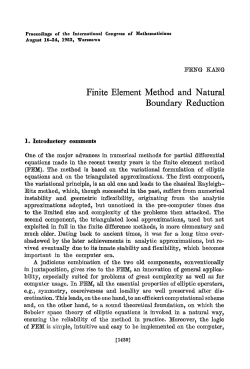 Finite Element Method and Natural Boundary Reduction
