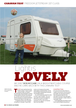 caravan test freedom jetstream 1st class