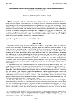 Exploring a new candidate of energy absorber thin wall