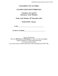 Final exam from 2012 - University of Victoria