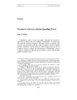Pennhurst, Chevron, and the Spending Power