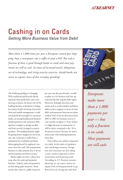 Cashing in on Cards