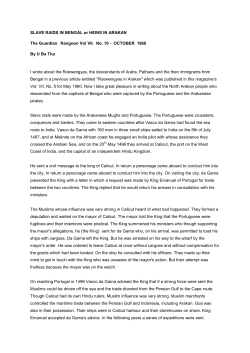 SLAVE RAIDS IN BENGAL or HEINS IN ARAKAN