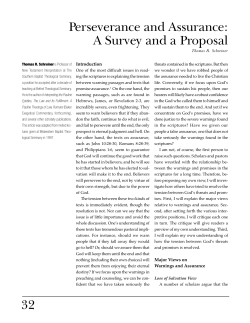 Perseverance and Assurance: A Survey and a