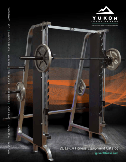 2013-14 Fitness equipment catalog