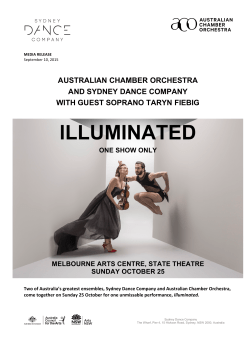 Australian Chamber Orchestra and Sydney Dance Company with