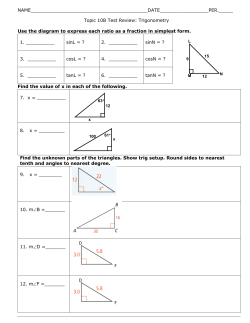 Use the diagram to express each ratio as a fraction
