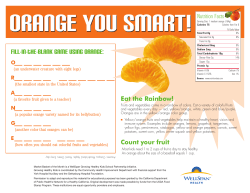 Oranges - WellSpan Health