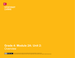 Grade 4: Module 2A: Unit 2: Overview
