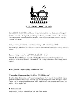 COLOR the COAST 3k Run - coastarts.org