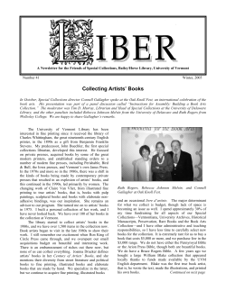 Collecting Artists` Books