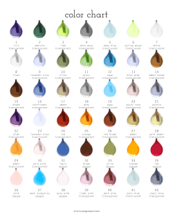 color chart - Jess Panza