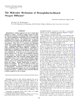 The Molecular Mechanism of Hemoglobin-facilitated