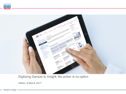 QIAGEN goes Digital (QgD) &ndash; wave 2 Hilden, 23 June 2016