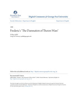 Frederic`s "The Damnation of Theron Ware"