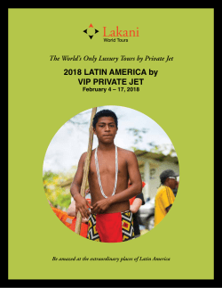 2018 LATIN AMERICA by VIP PRIVATE JET
