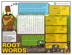 ROOT WORDS - Forces of Change