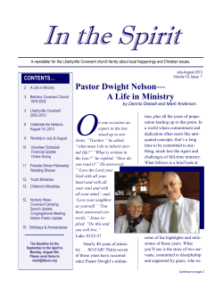 July/August 2013 - Libertyville Covenant Church